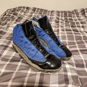 Jordan 13 Blue and Black